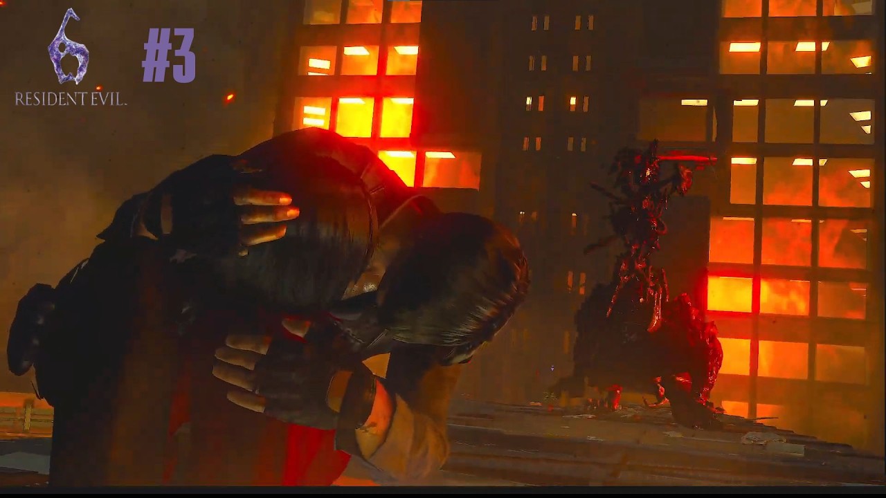 Resident Evil 6 #3: LEON THÌ CHE CHỞ GÁI HOA, CÒN CHRIS THÌ THỞ OXI VỚI ĐÁM ZOMBIE ĐỘT BIẾN