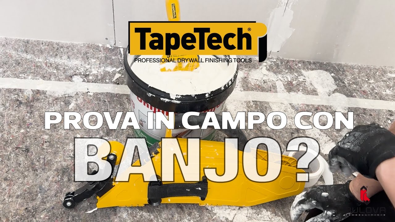 Tapetech Italia - Come si usa il Banjo MudDog di Tapetech? Prova in campo! Bulova Pennelli