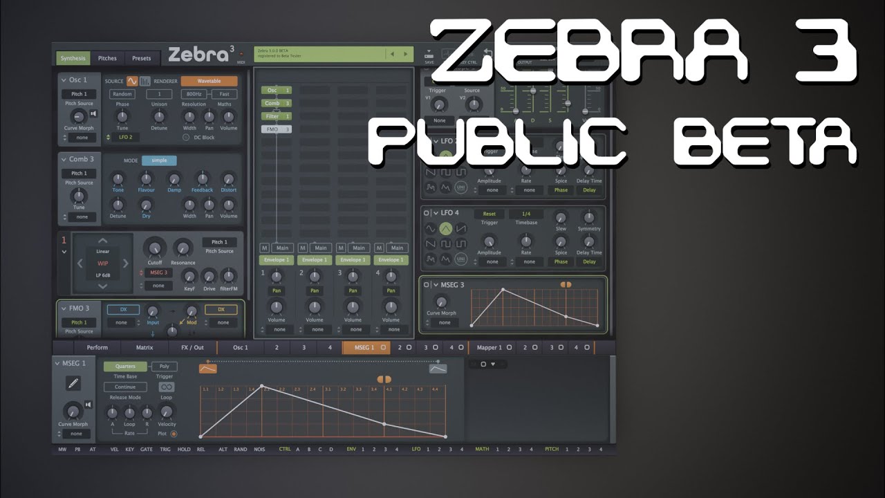 ZEBRA 3 public beta
