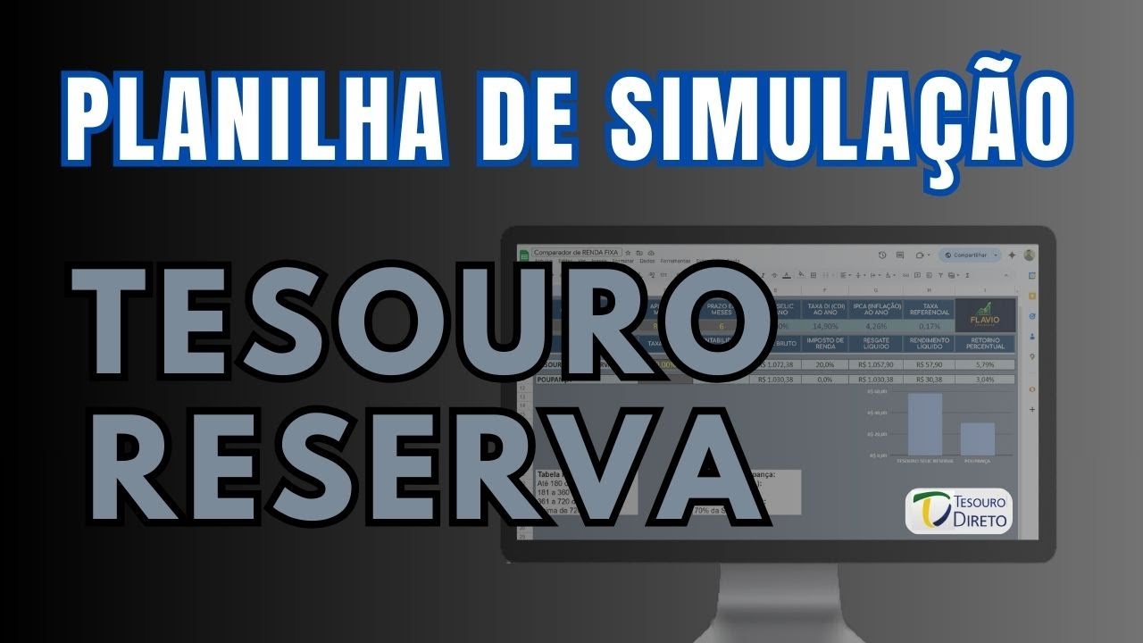 TESOURO RESERVA - o novo título para sua reserva de emergência
