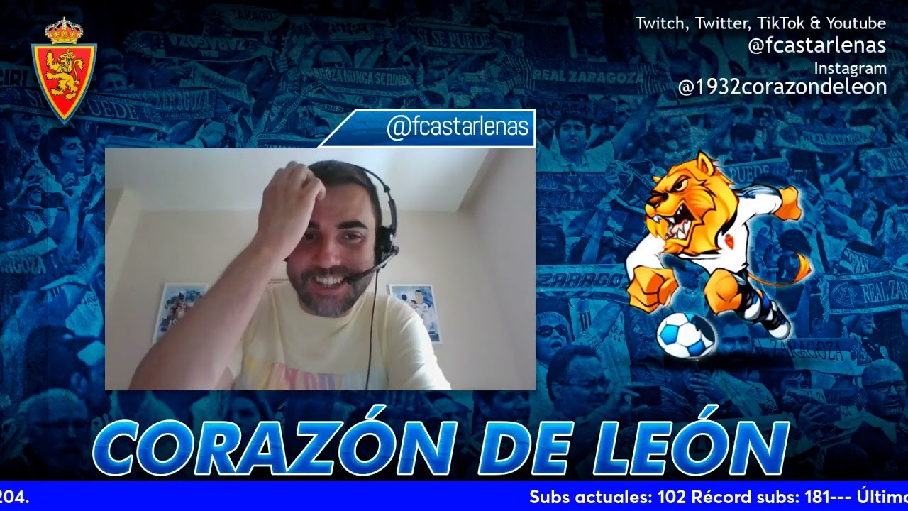 CORAZÓN DE LEÓN #144 ¿QUEREMOS SUFRIR? SUFRAMOS. DERROTA DEL REAL ZARAGOZA ANTE BURGOS. MINUTO 21.