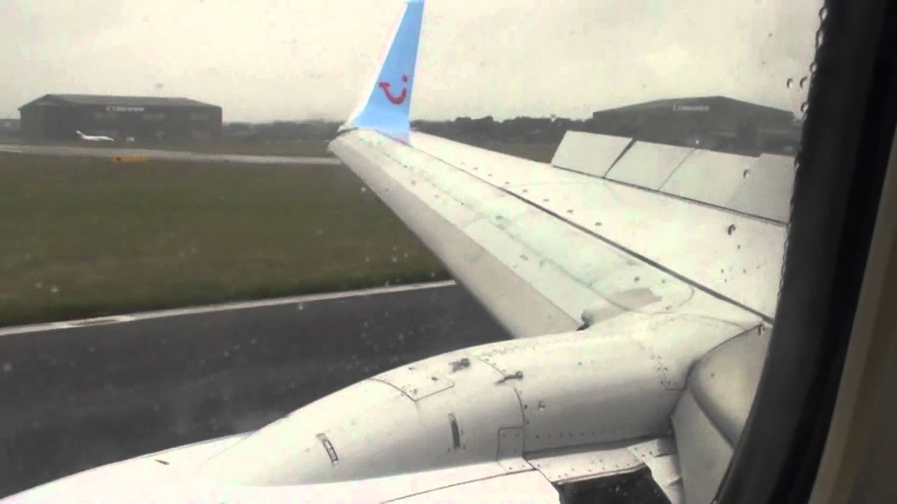 Bournemouth Full Approach Wingview Rainy and Cloudy