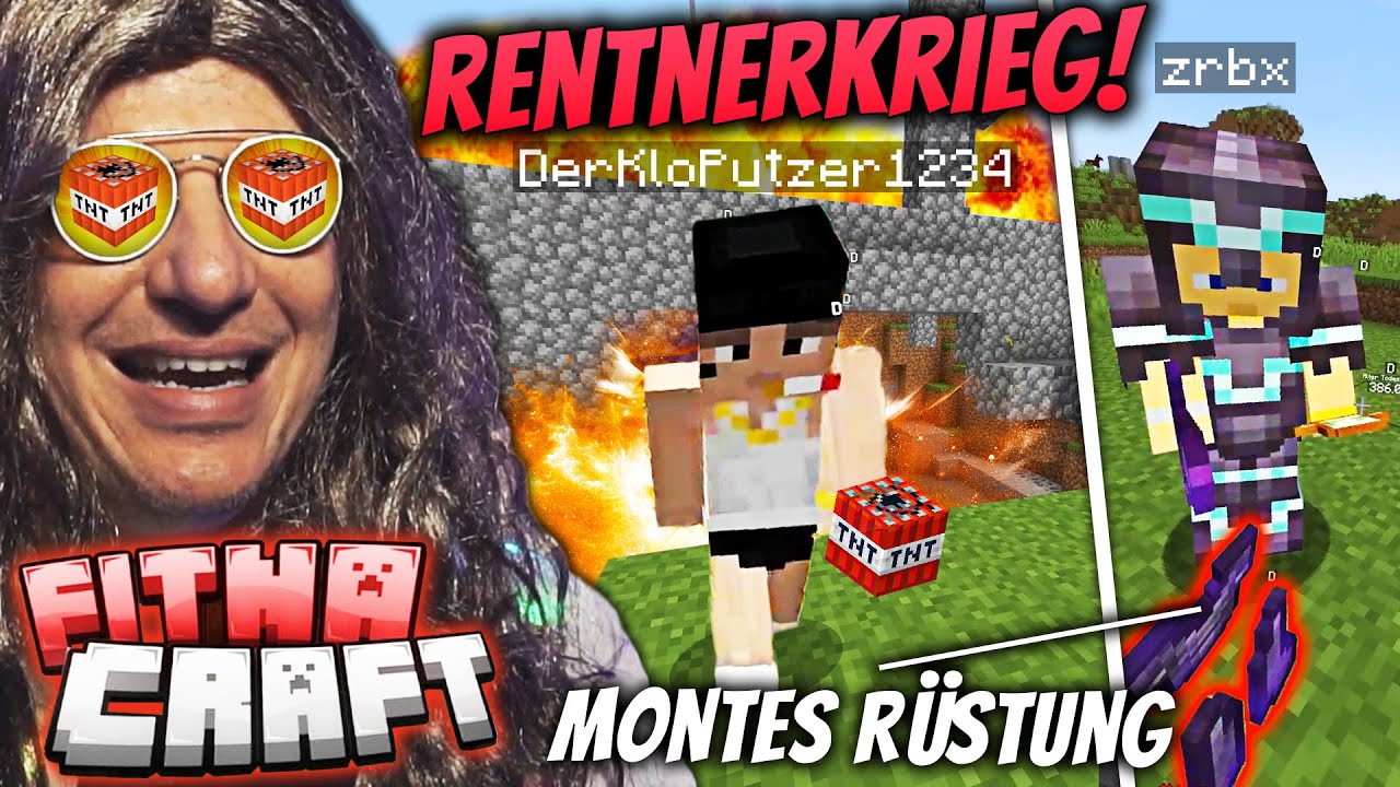 MONTE RASTET AUS🤬 400€ RÜSTUNG WEG🤑🤣 ER HAT ALLES ZERSTÖRT🧨 | FITNACRAFT⚔️ #5