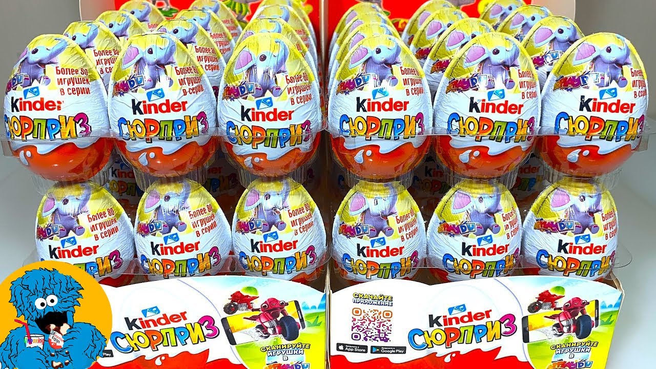 Открываем 30 Яиц с Сюрпризом из Новой Коллекции.Unboxing Surprise Eggs Classic Edition