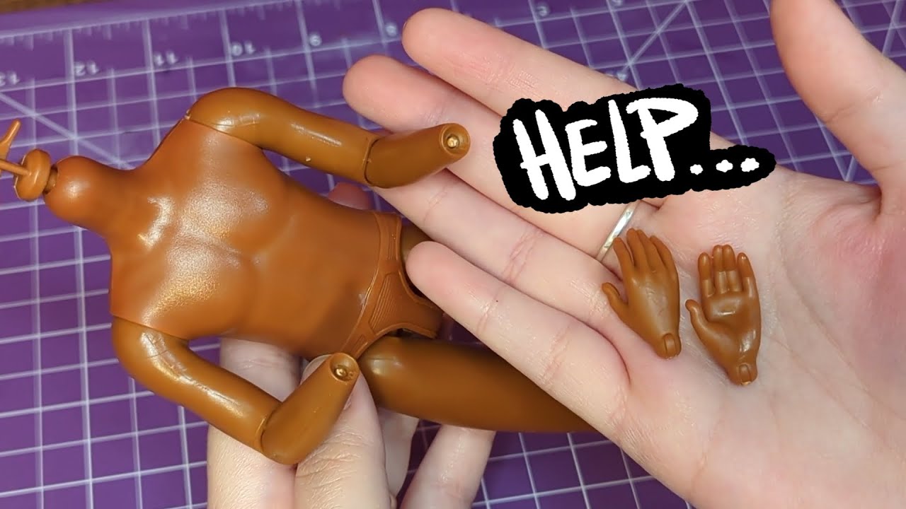 I Turned a Broken Doll Into a Cyber Soldier (and gave him a girlfriend) | OOAK Doll Repaint