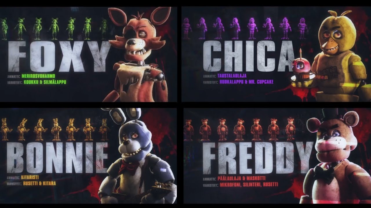 5 NEW FNAF MOVIE TV SPOT TRAILERS | 