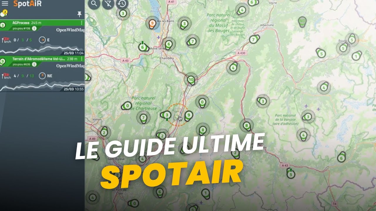 SPOTAIR – Le guide complet de l’outil météo FFVL pour les pratiquants de vol libre