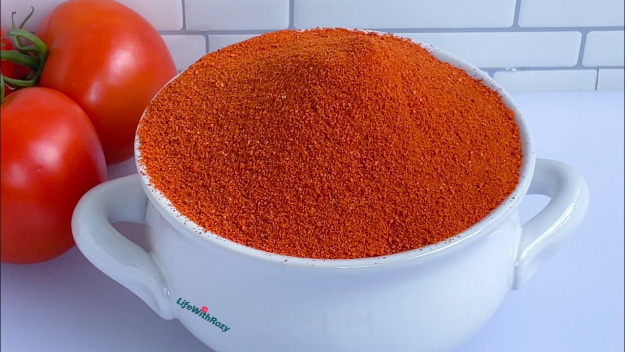 КАК ПРИГОТОВИТЬ ТОМАТНЫЙ ПОРОШОК ДВУМЯ СПОСОБАМИ