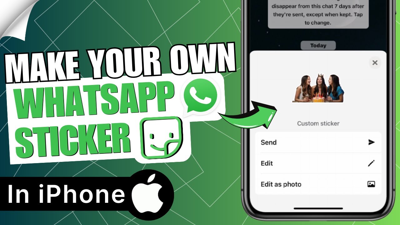 How to Create Your Own Whatsapp Stickers with iPhone ✅
