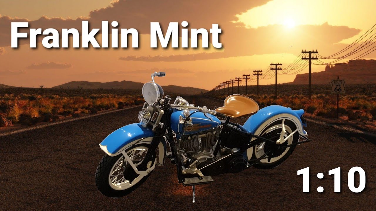 Franklin Mint / Harley Davidson - Knucklehead 1:10 / Diecast