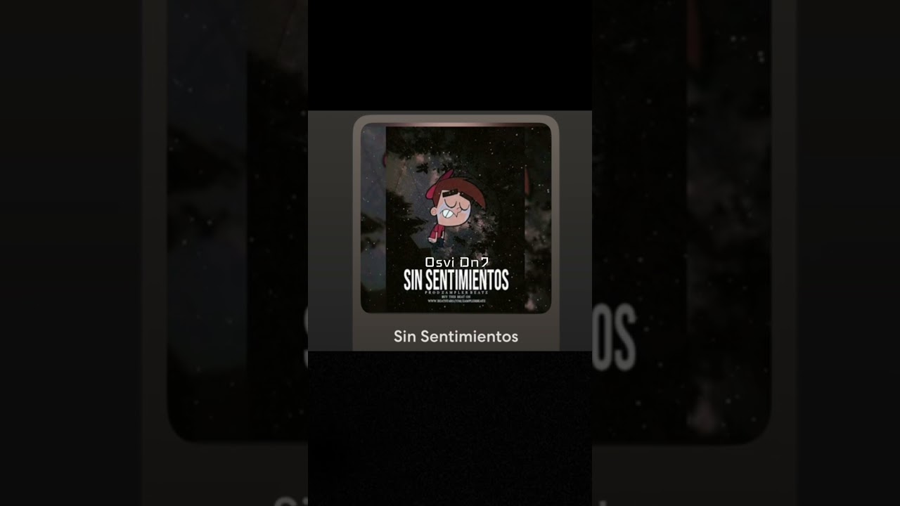 Sin Sentimientos  rap triste