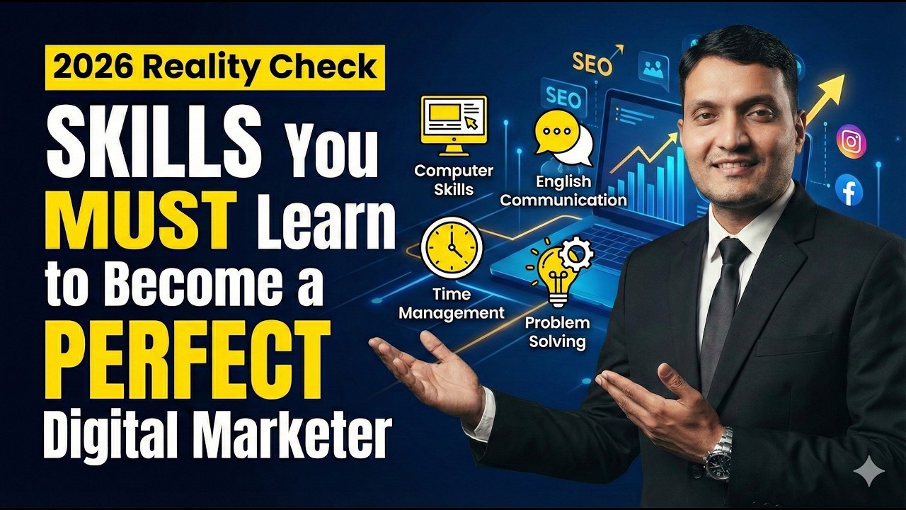 Digital Marketing Career Roadmap 2026 | Skills You Must Learn Before Starting