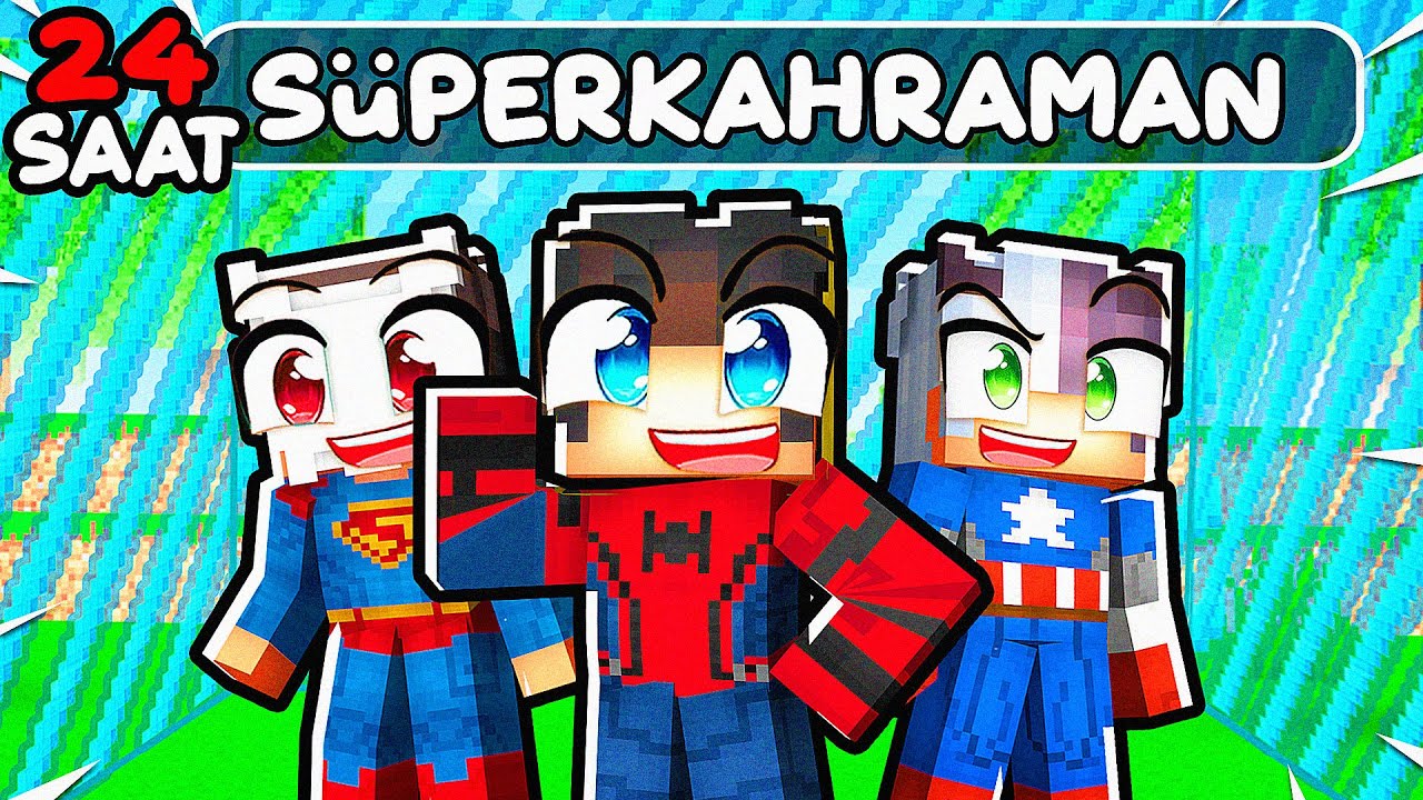 SÜPER KAHRAMAN Olarak Dünya Sınırında Mahsur Kaldık! 🦸 | Minecraft
