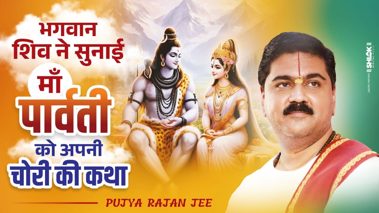 भगवान शिव ने सुनाई माँ पार्वती को अपनी चोरी की कथा | Shiv Parvati Katha Pujya Rajan Jee