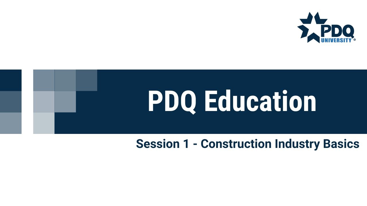 Lesson 1 - Construction Basics | PDQu