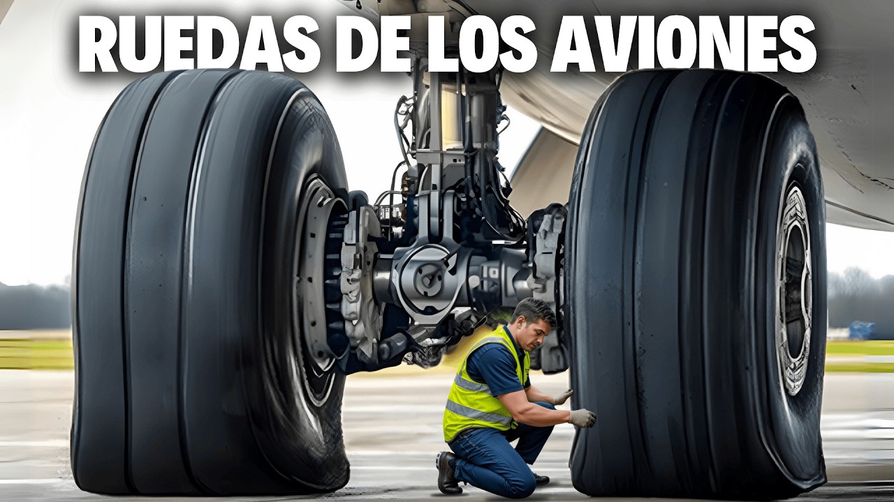 ¿Por qué las Ruedas de los Aviones NO Se Inflan con Aire?