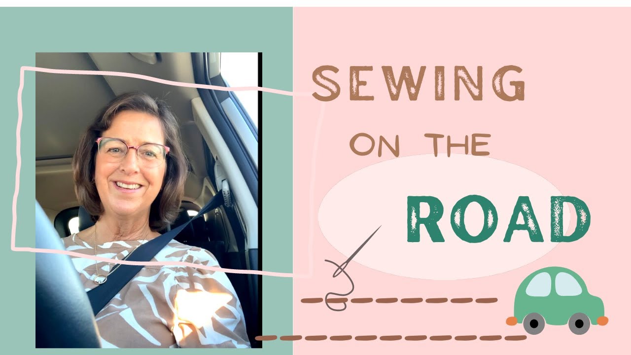On the Road, My sewing out of the house. #sewingpractice   #sewingprocess   @tomkatstitchery