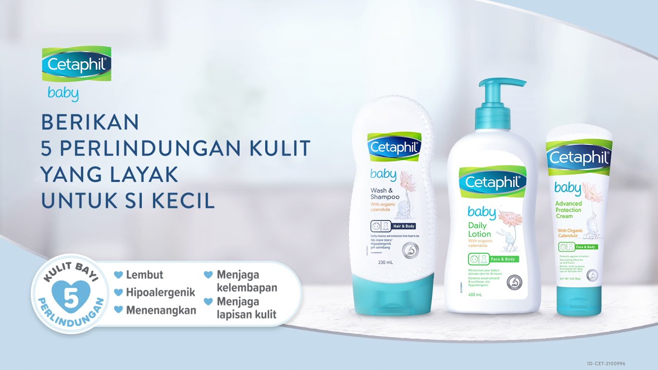 Melindungi Kulit Sensitif Bayi Bersama Cetaphil Baby with Organic Calendula