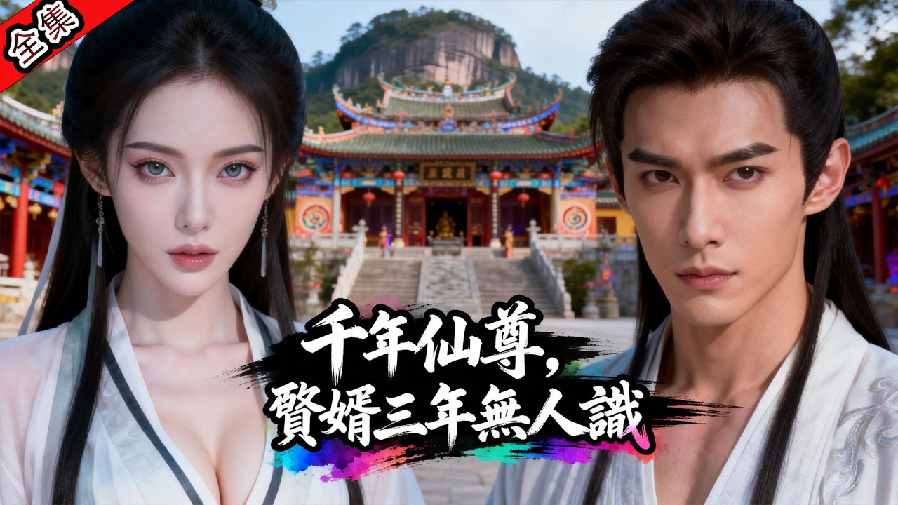 《千年仙尊，贅婿三年無人識》全集丨他本是長生千年的仙尊，為報恩入贅林家，三年忍辱負重。當他契約期滿淡然離去，妻子林書怡才發現，所有家族危機都是他一手化解！