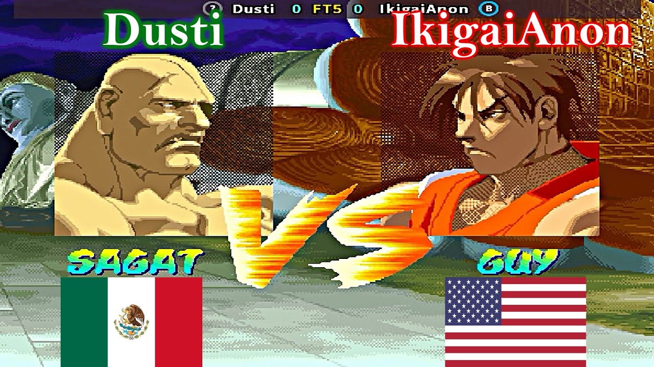 Street Fighter Alpha - Dusti vs IkigaiAnon FT5