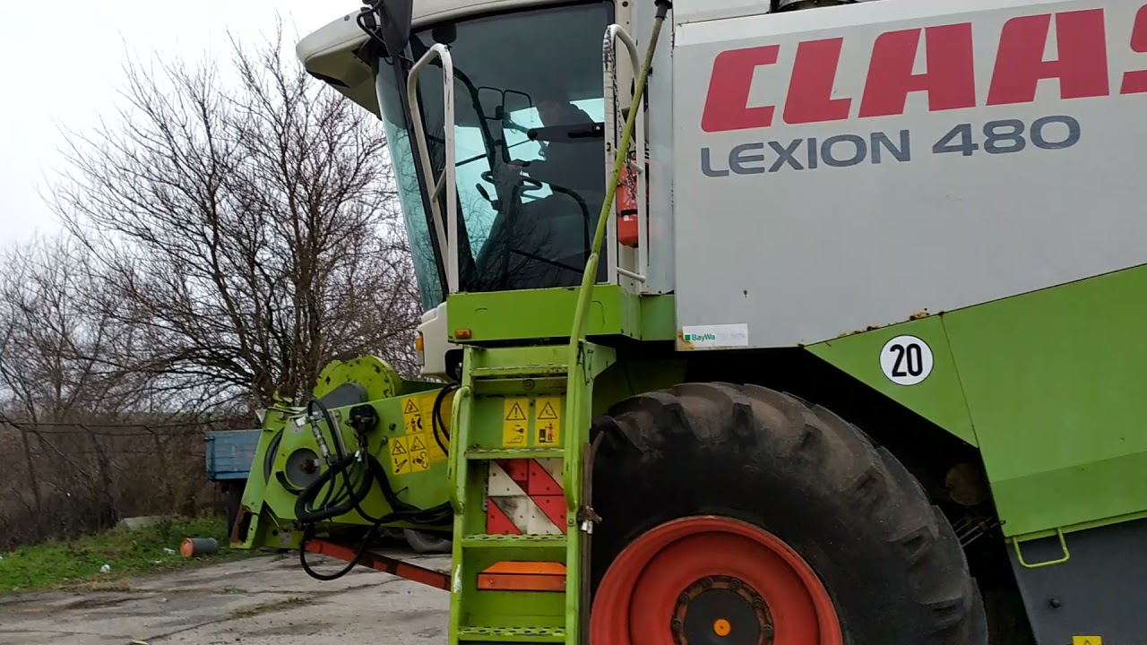 CLAAS Lexion 480 ,тестдрайв