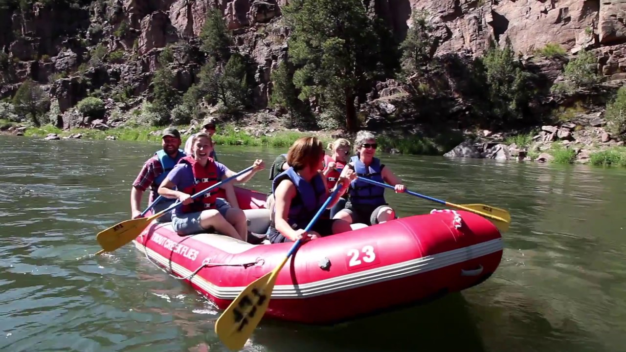 Rafting The Green River below Flaming Gorge