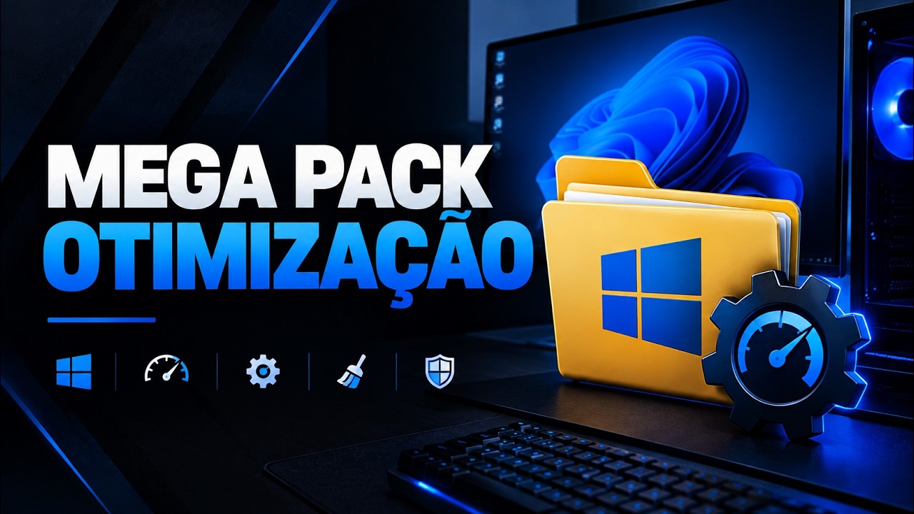 MEGA PACK de OTIMIZA&Ccedil;&Atilde;O: Deixe o Windows Mais R&aacute;pido e Leve!