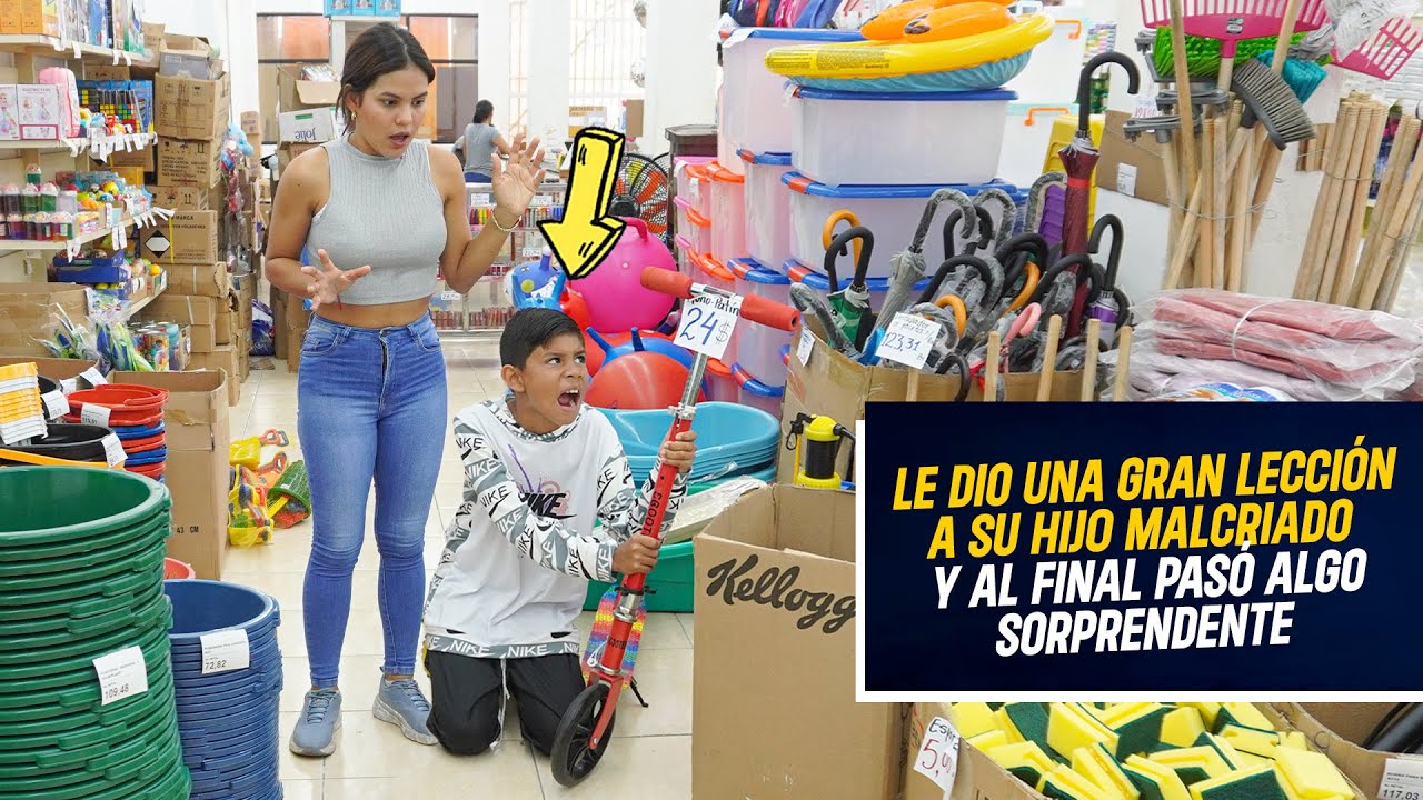 Le dio una gran lección a su hijo malcriado y al final pasó algo sorprendente |  Gran lección a hijo