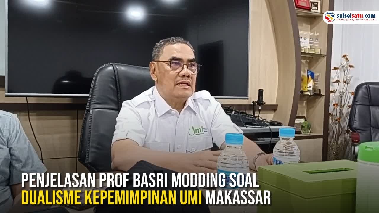 Penjelasan Prof Basri Modding Soal Dualisme Kepemimpinan UMI Makassar