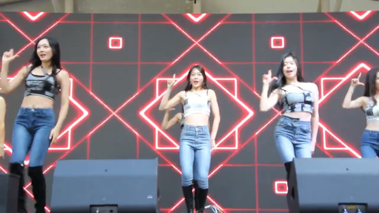 삼성라이온즈 치어리더 블루팅커스 케이팝 공연 직찍 영상
