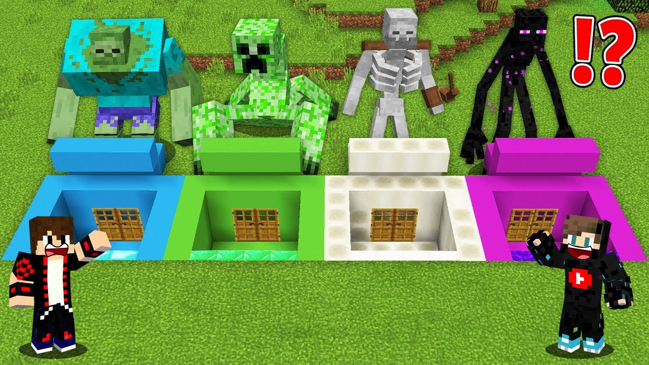 ماين كرافت : اكتشفنا حفر الوحوش المرعبة ولكن الحظ رهيب !!؟ 🔥😱
