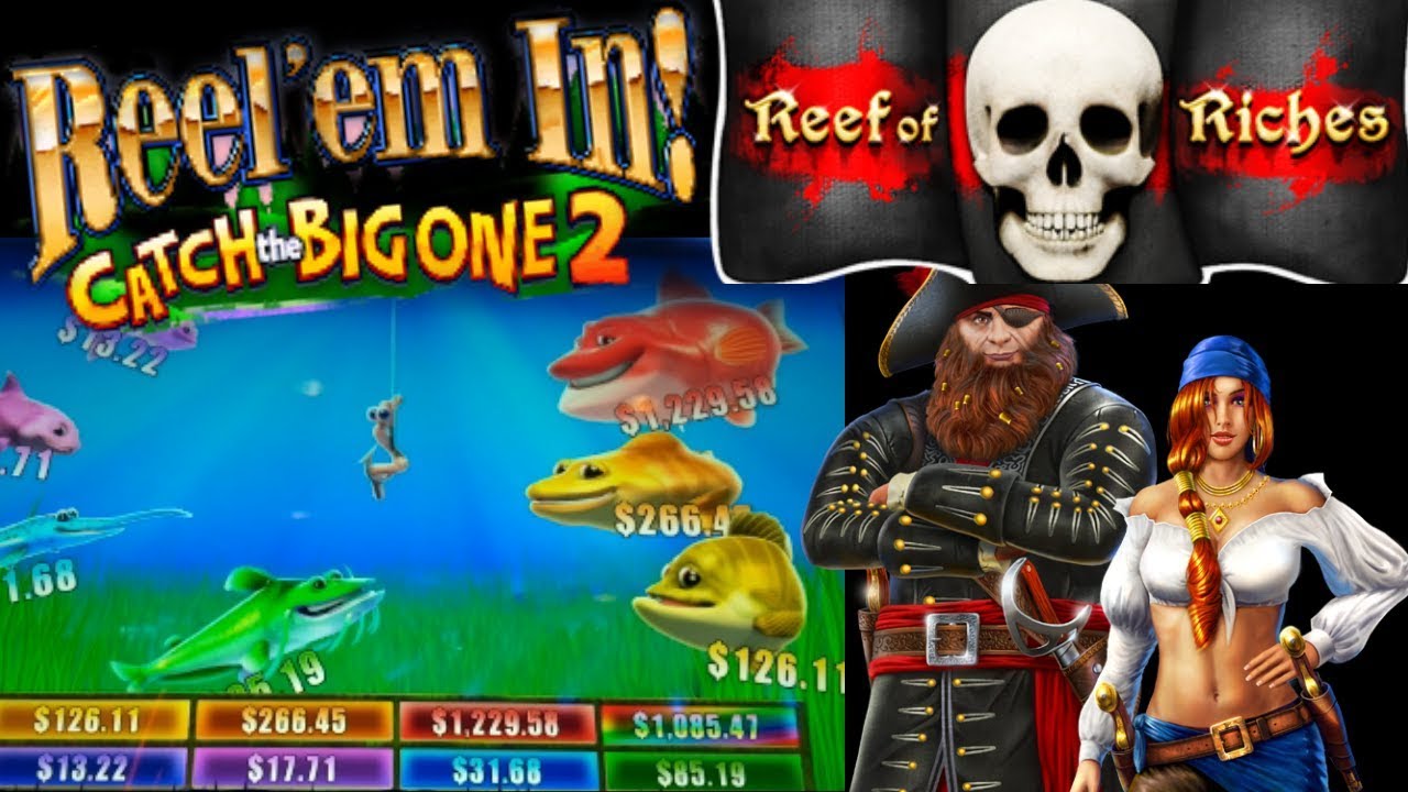 🎣Catch the BIG ONE 2🎣 Huge Bass Can we Catch it❗ REEF of RICHES🤑 Free Spins
