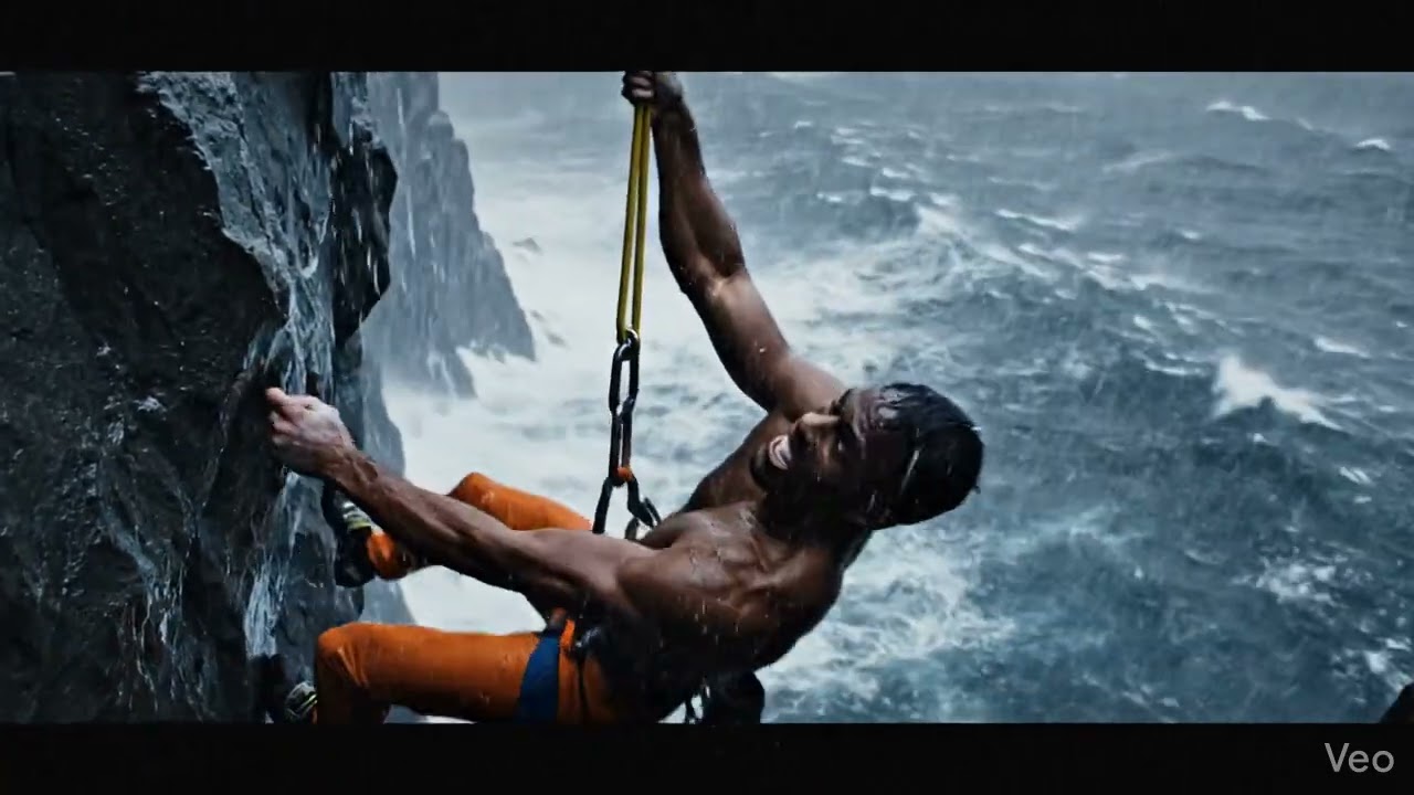 Rock Climbing During Heavy Rain