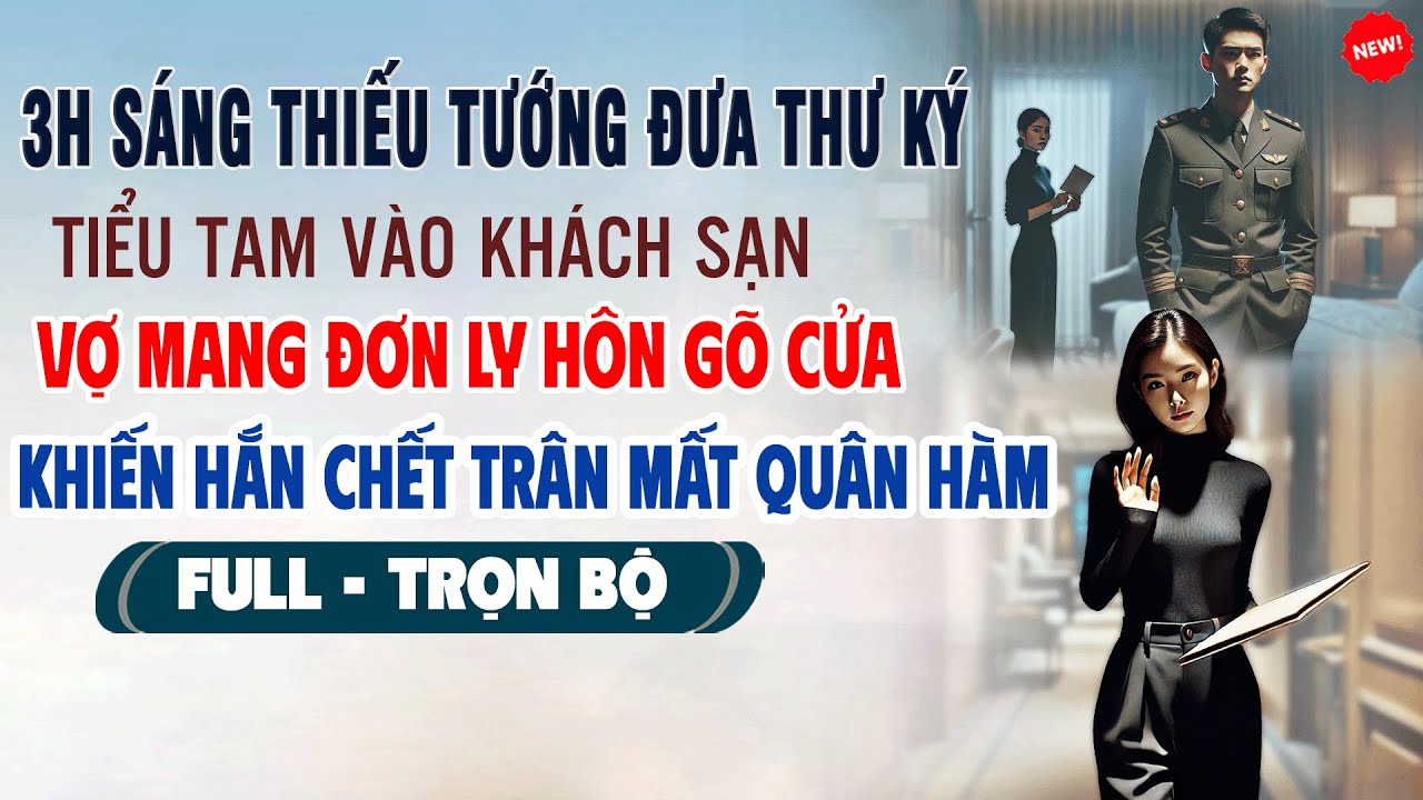 💖Truyện Ngôn Tình 3H SÁNG THIẾU TƯỚNG ĐƯA THƯ KÝ VÀO KHÁCH SẠN Vợ Đem Đơn Ly Hôn Gõ Cửa Hắn Mất Chức