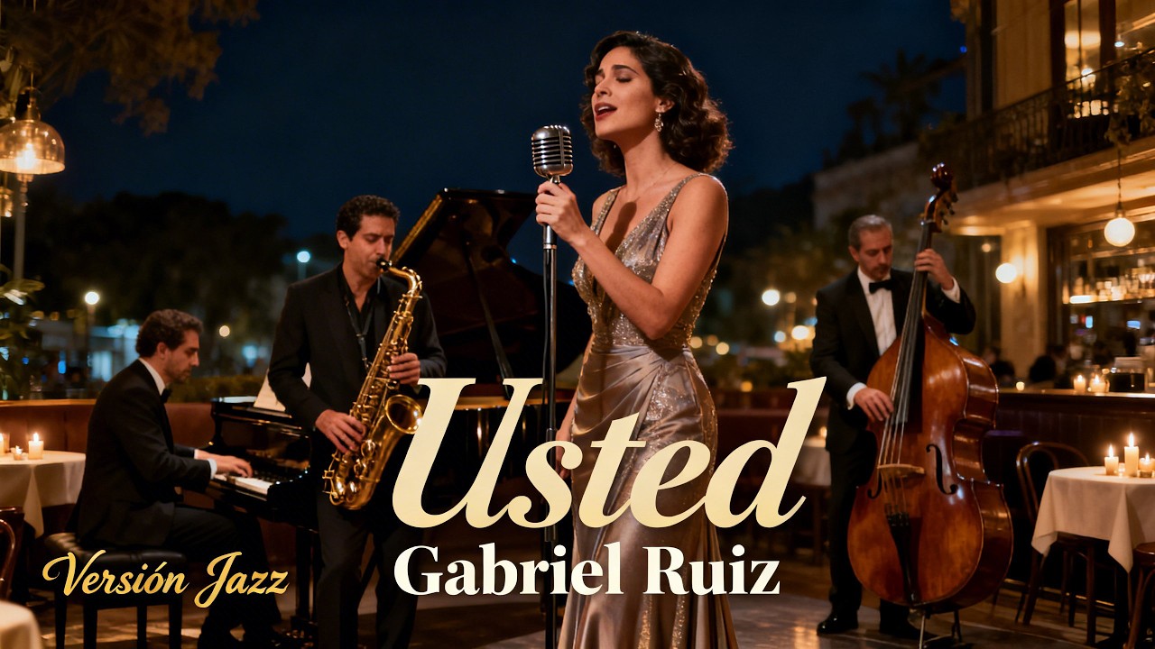 Usted – Gabriel Ruiz | Cover Bolero Jazz | Jazz Latino y Música Romántica