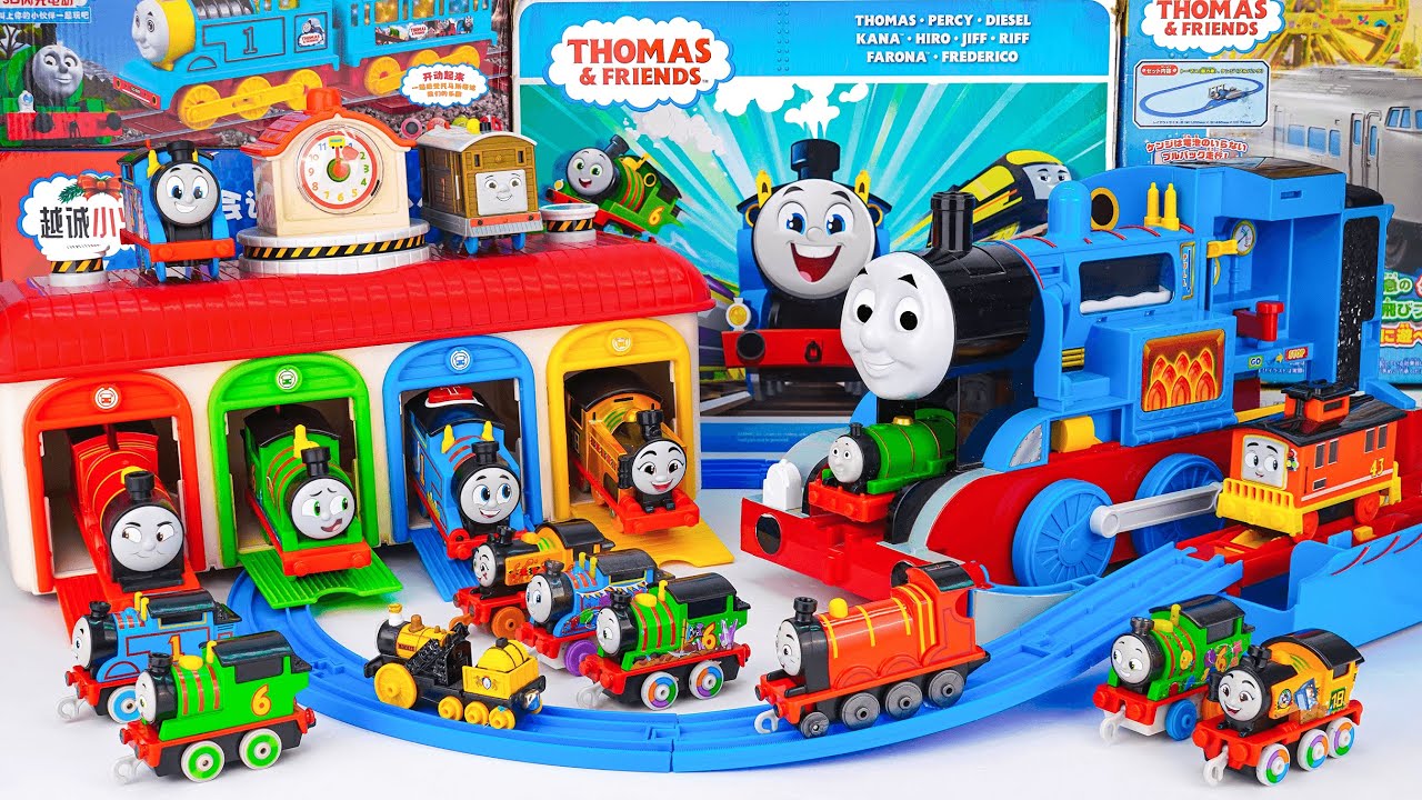 Secret Thomas & Friends Biggest Friend Thomas Pull-Along Train Toys Collection | ASMR Toys Review