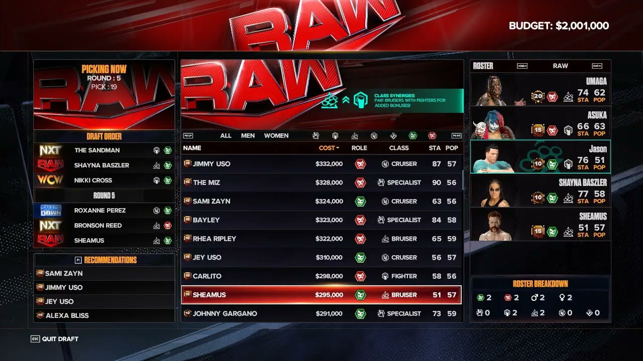 WWE 2K24 GM Mode Game Play! (Season 1: Drafting Superstars and Week 1!) Part 1