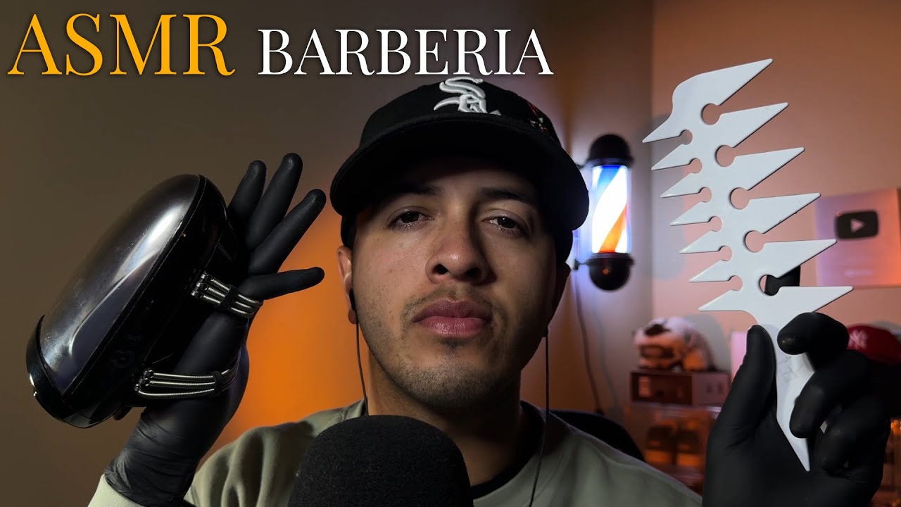 ROLEPLAY DE BARBERÍA 💈 ASMR Atención PREMIUM VIP ✂️ #asmr #barbershop #virals