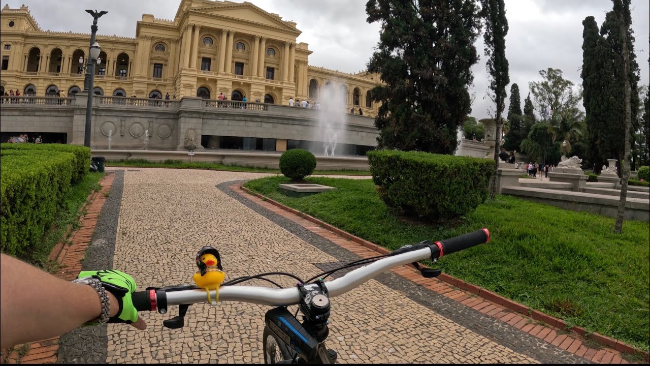 Primeiro pedal do ano, fui até o Museo do IPIRANGA - BIKE VLOG