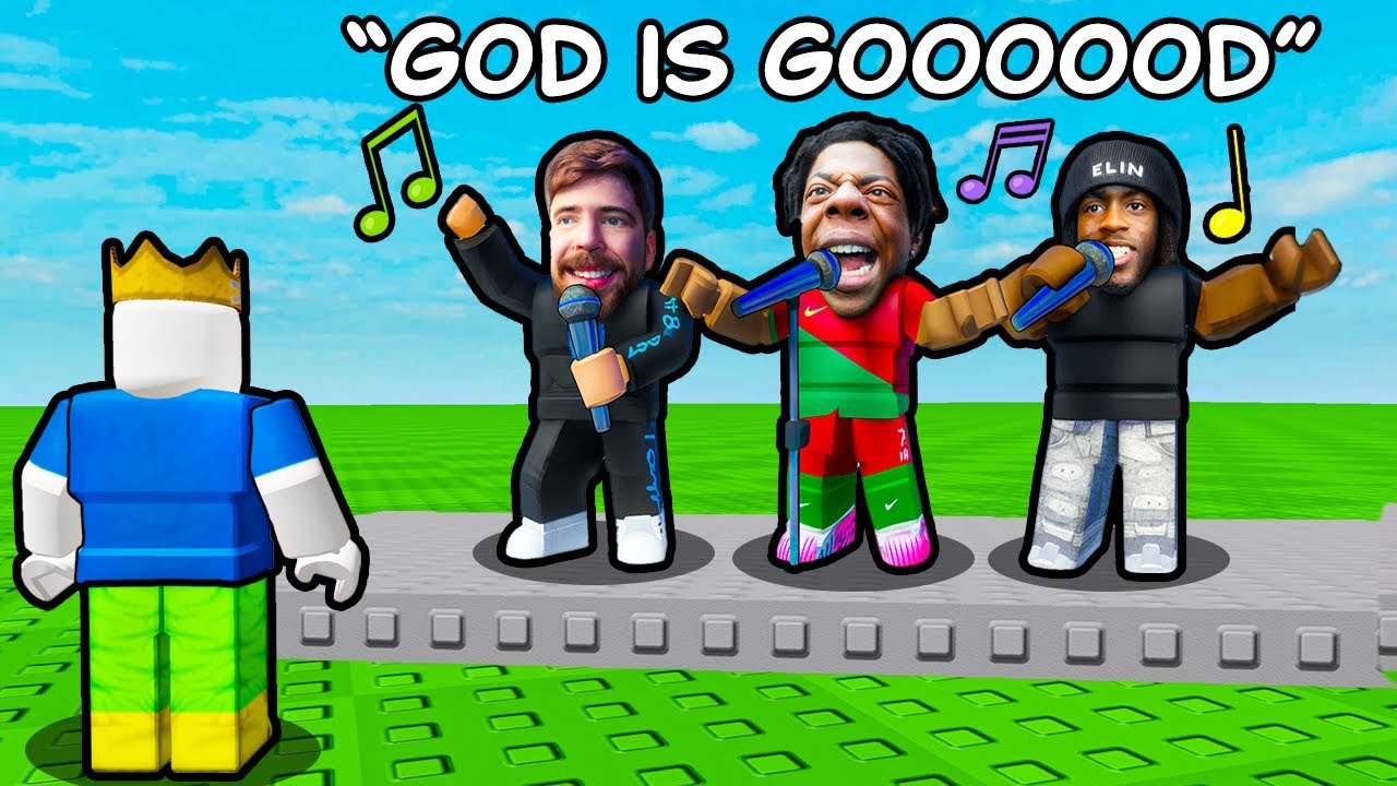 Roblox My Singing YOUTUBERS...?
