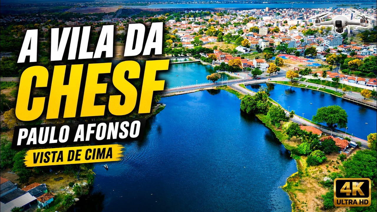 Passeio Aéreo | Acampamento CHESF | Paulo Afonso - BA | 4K HDR