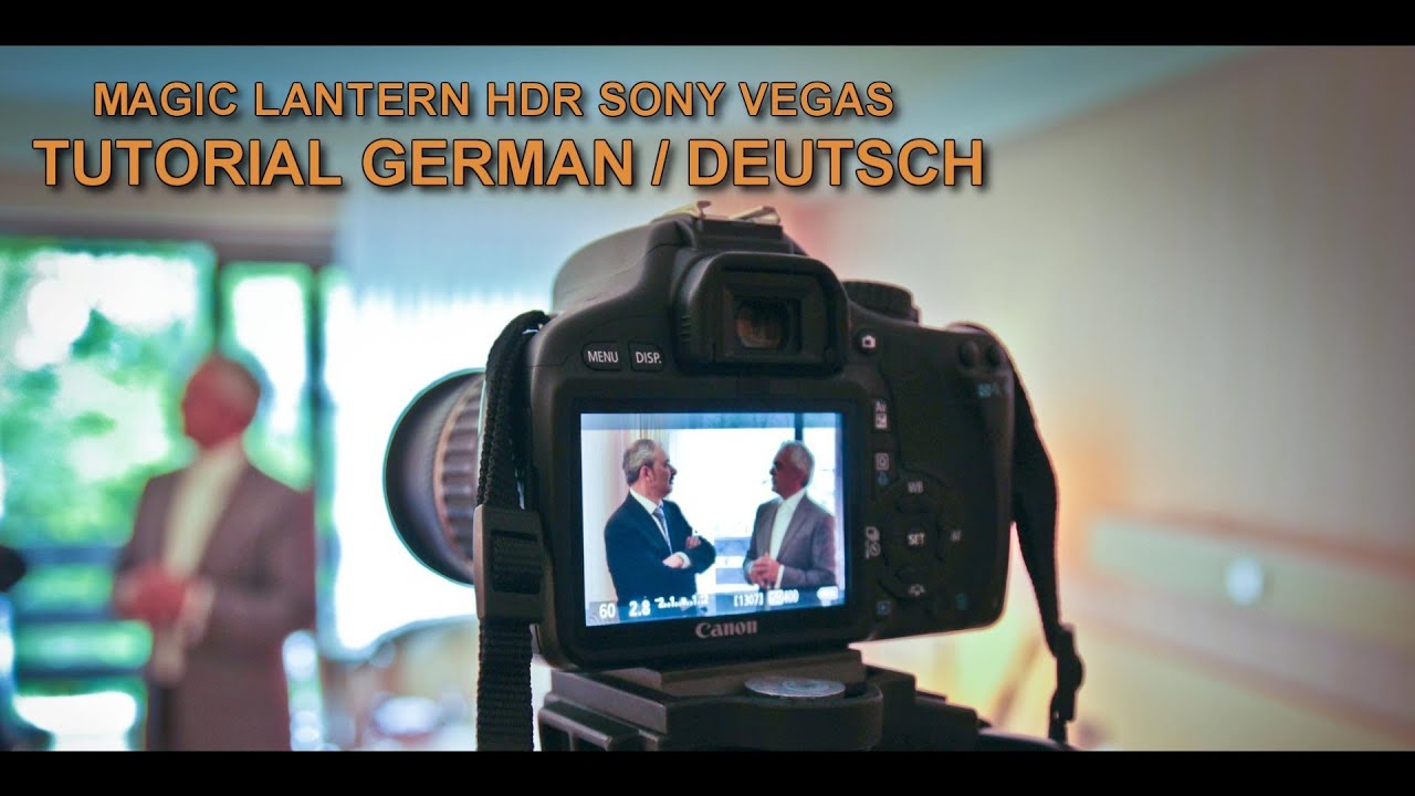 Sony Vegas Magic Lantern HDR Tutorial German Deutsch