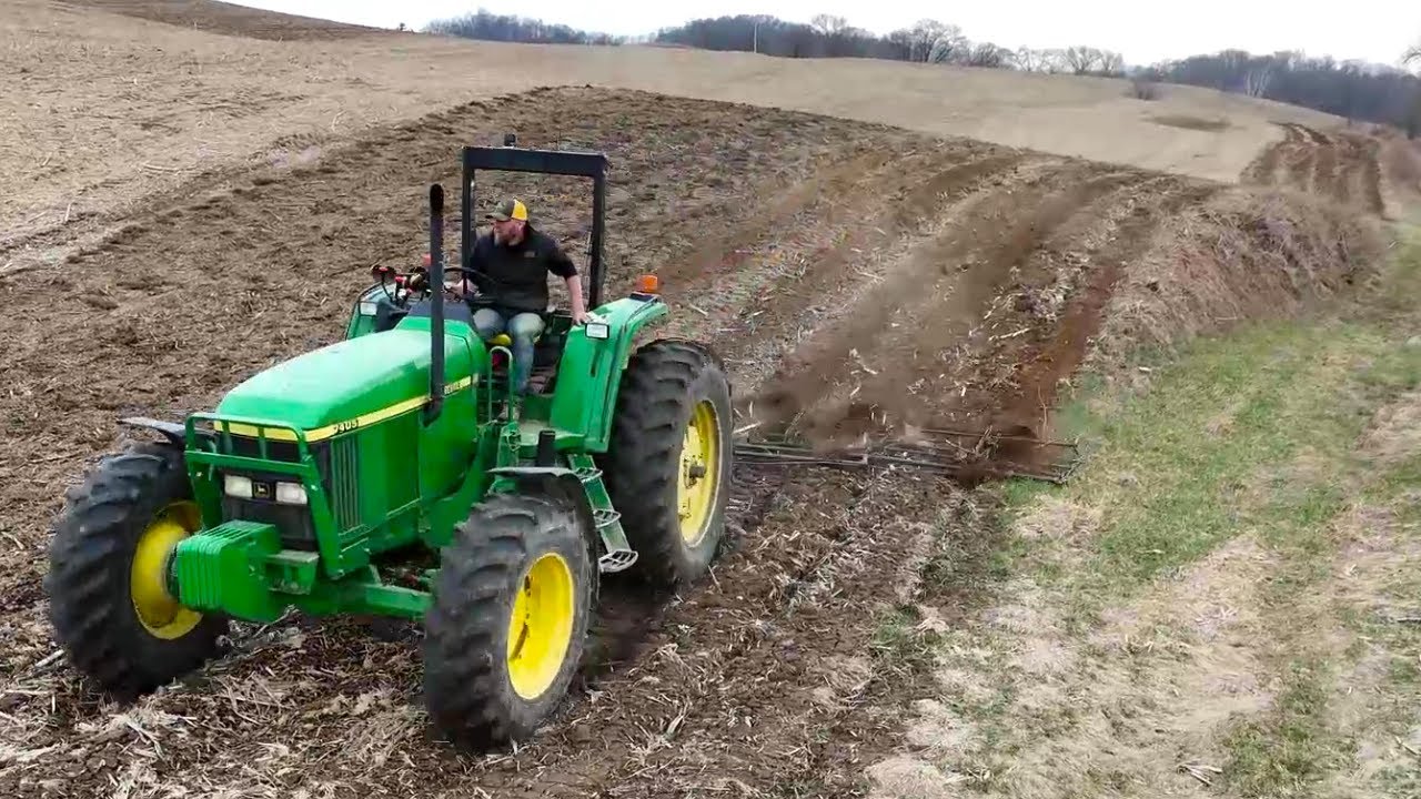 The Field Work Has Begun! Waking Up The Soil With The John Deere Drag! Dragging Pasture, And Rye!