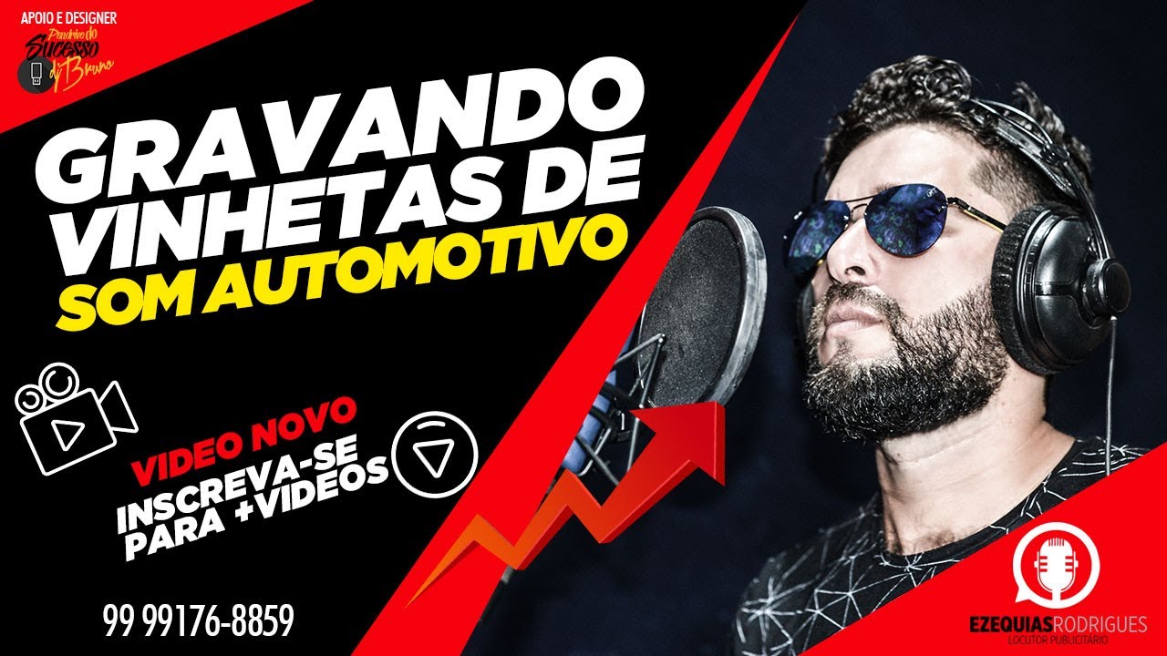 VINHETA IMPACTO SOM AUTOMOTIVO + APLICAÇÃO DE EFEITOS // Locutor EZEQUIAS RODRIGUES