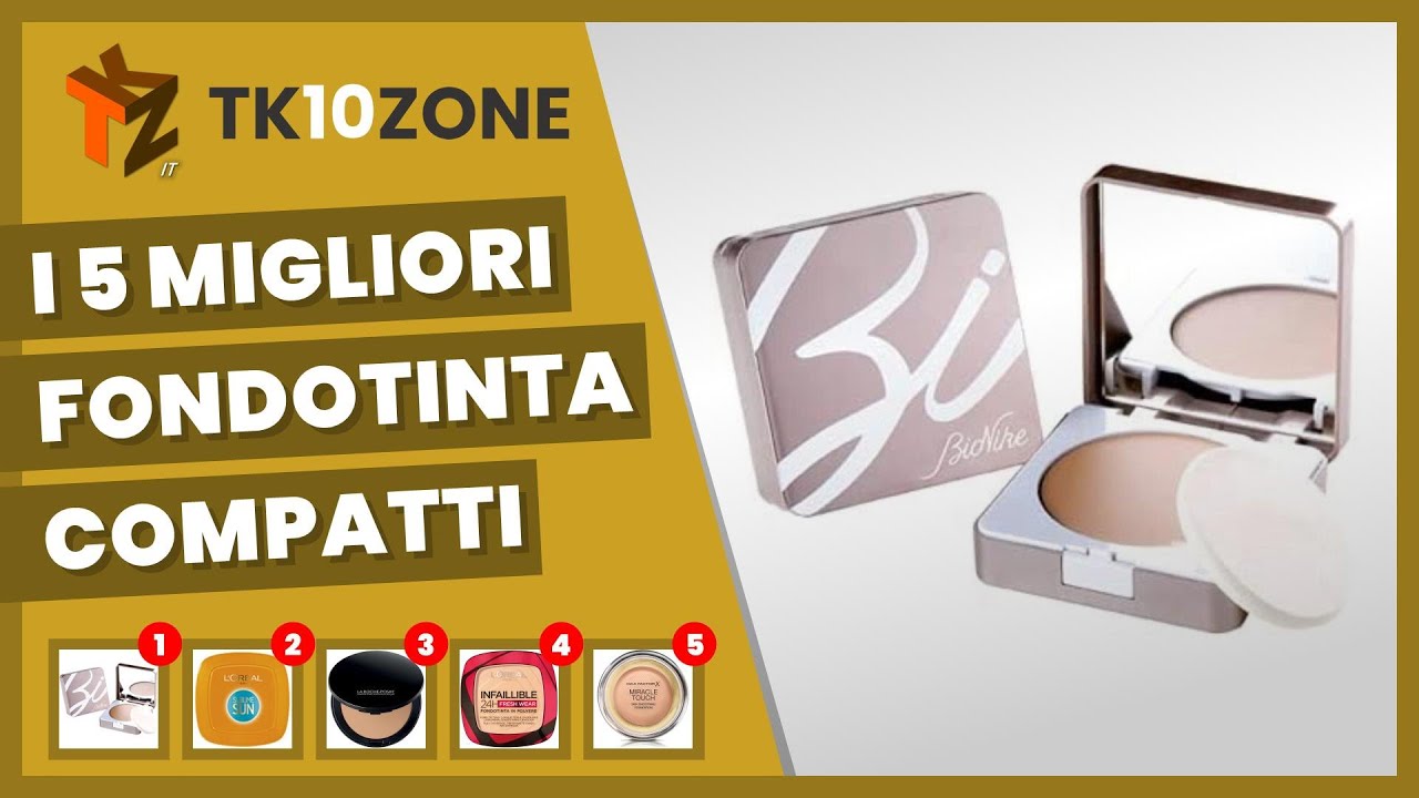 I 5 migliori fondotinta compatti