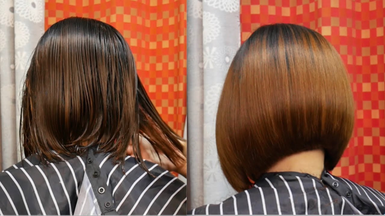 Beautiful Bob haircut tutorial ตัดผมบ๊อบ ทุย ทุย สวยงาม