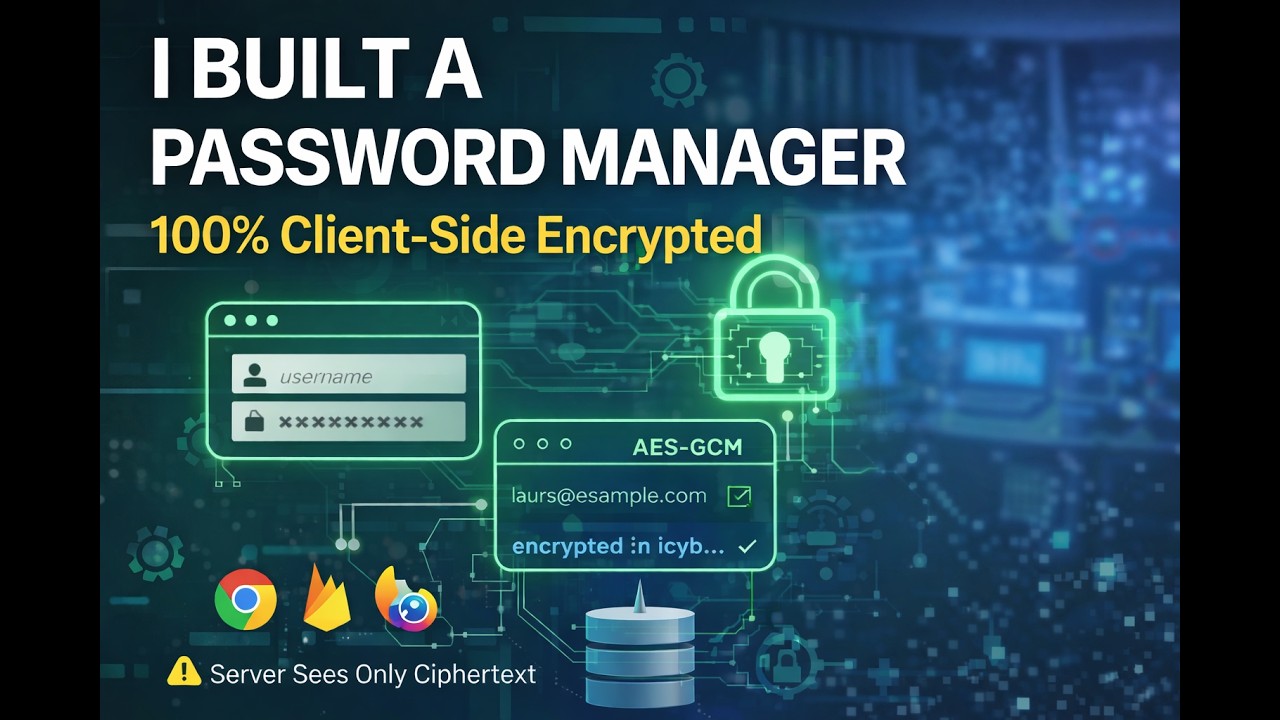 I Built My Very Own Password Manager