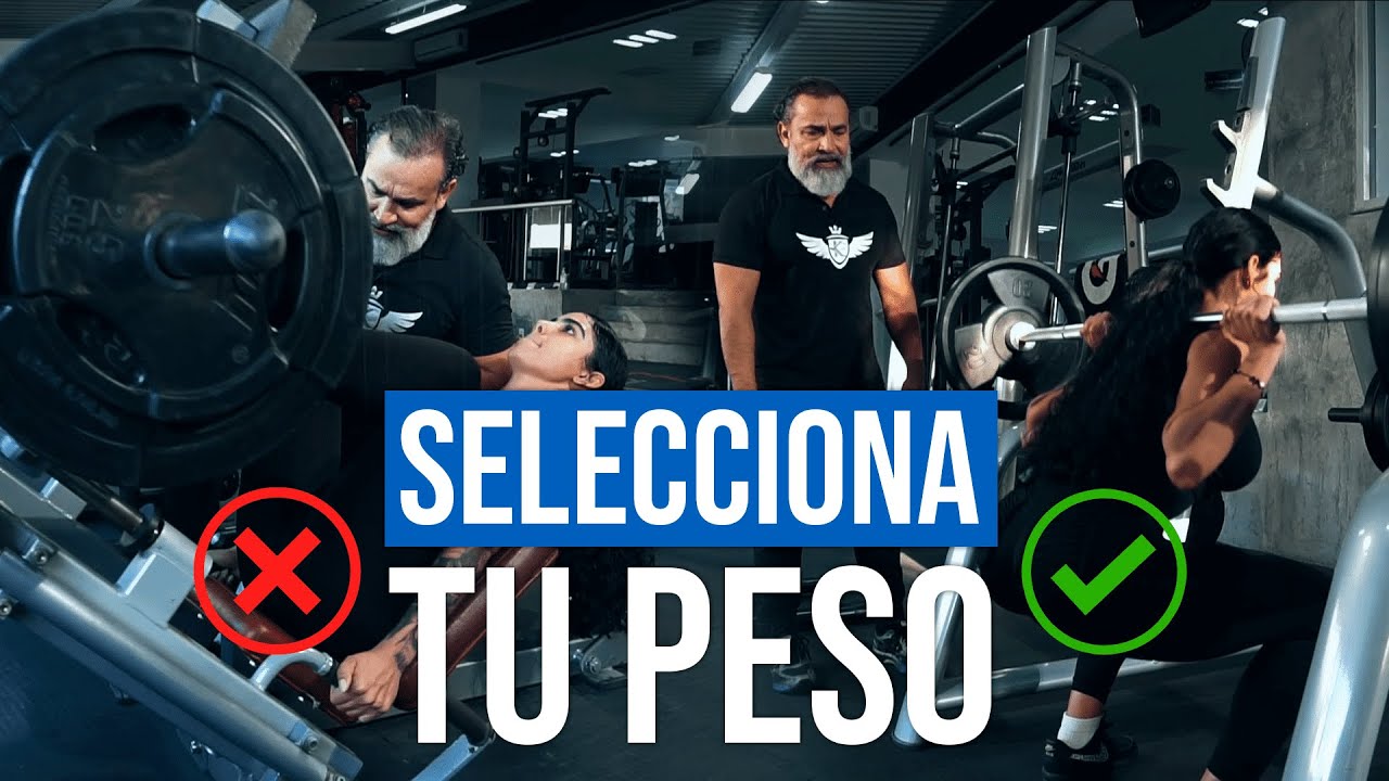 CÓMO seleccionar el PESO en tu RUTINA | ¿MUCHO PESO O POCO PESO?