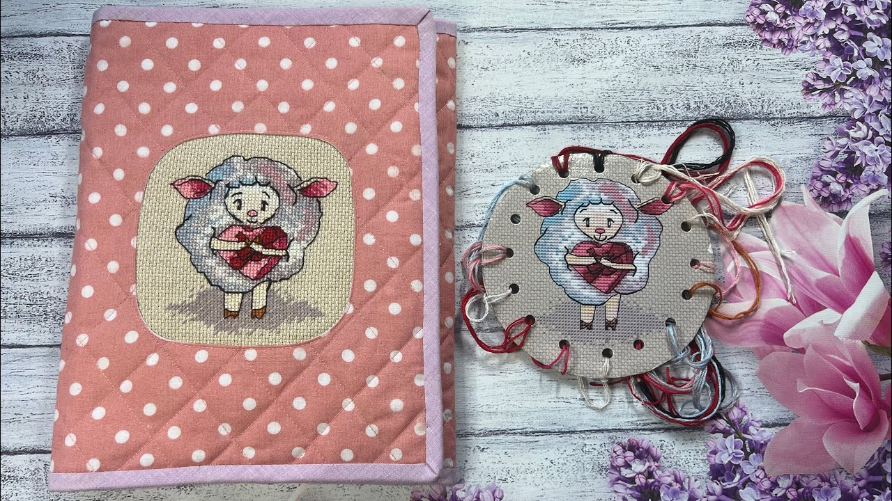 ✅Tutorial :Funda -organizador para proyectos de cruz🪡🧵 #crosstitch #fundas #organizador