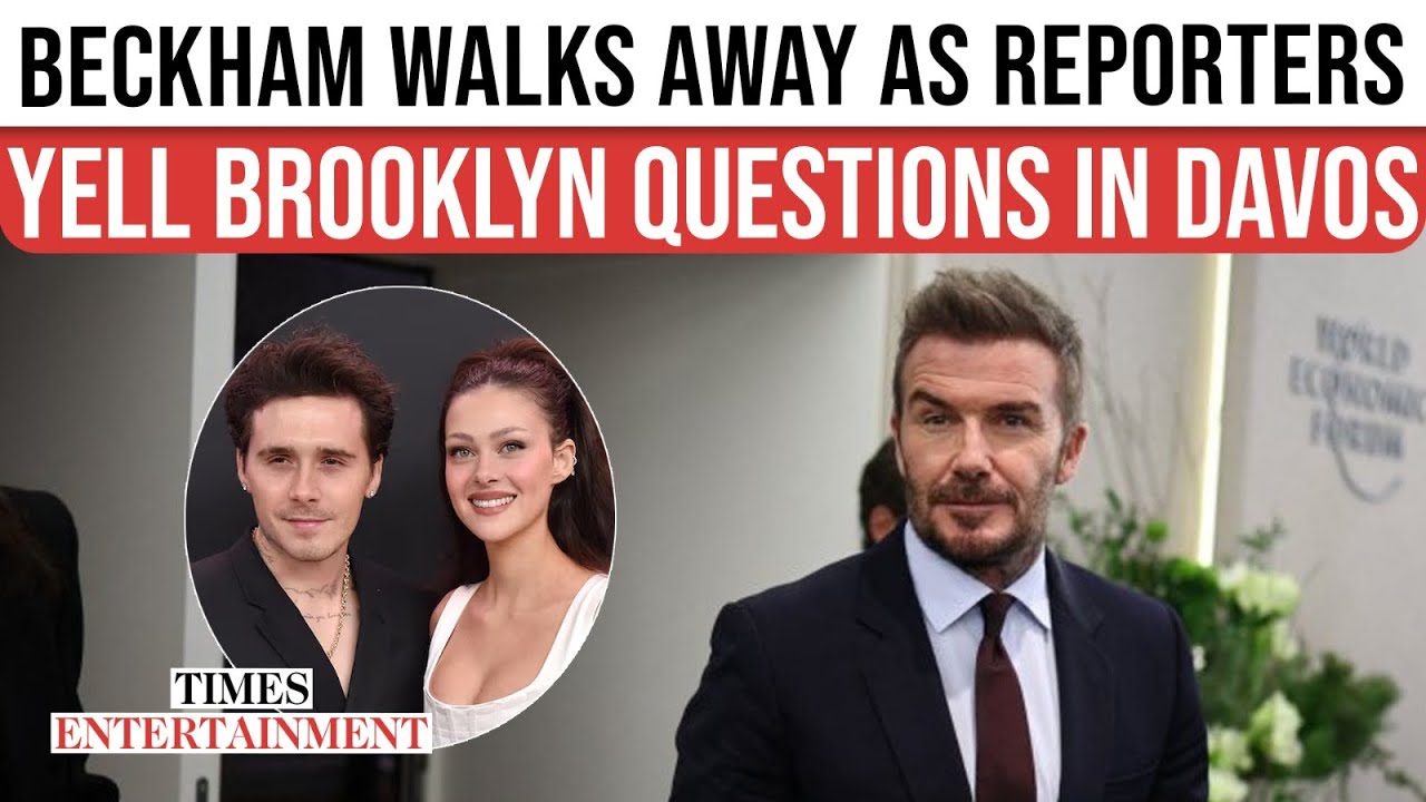 David Beckham 'DODGES' Brooklyn Feud Questions In Davos After Son Drops BOMBSHELL On Instagram